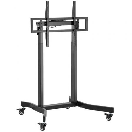 Soporte de Suelo Motorizado con Ruedas Aisens FTF100E-271 para TV de 55-100"/ hasta 120kg - Frikibase