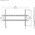 Soporte de Pared Inclinable Aisens WT120F-293 para TV de 60-120"/ hasta 160kg – imagen 4
