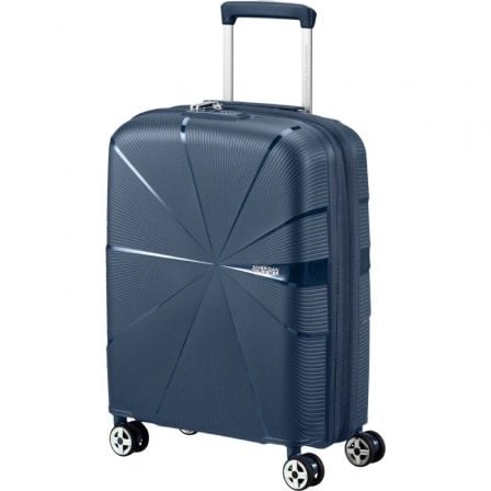 Maleta de Cabina American Tourister Starvibe Spinner 55cm/ 55x40x20cm/ 4 Ruedas/ Azul Marino - Frikibase