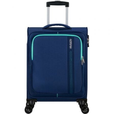 Maleta de Cabina American Tourister Sea Seeker Spinner 55cm/ 55x40x20cm/ 4 Ruedas/ Marino Combate - Frikibase