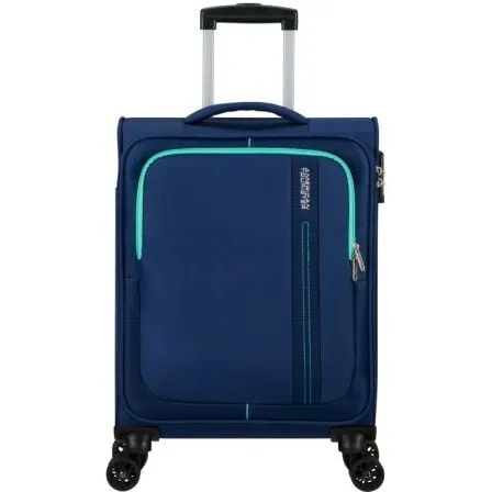 Maleta de Cabina American Tourister Sea Seeker Spinner 55cm/ 55x40x20cm/ 4 Ruedas/ Marino Combate - Frikibase