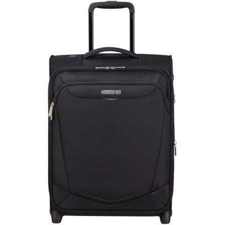 Maleta de Cabina American Tourister Upright SummerRide 55cm/ 55x40x20cm/ 2 Ruedas/ Negra - Frikibase