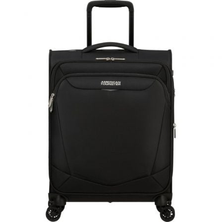 Maleta de Cabina American Tourister SummerRide Spinner 55cm/ 55x40x23cm/ 4 Ruedas/ Negra - Frikibase