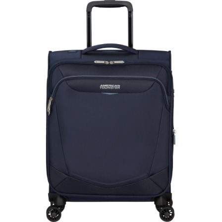Maleta de Cabina American Tourister SummerRide Spinner 55cm/ 55x40x23cm/ 4 Ruedas/ Azul Marino - Frikibase