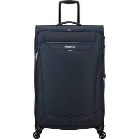 Maleta Grande American Tourister SummerRide Spinner 80cm/ 80x48x30cm/ 4 Ruedas/ Azul Marino - Frikibase