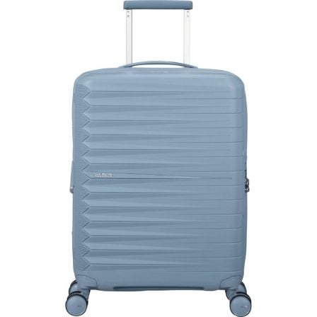 Maleta de Cabina American Tourister FastForward Spinner Expansible 55cm/ 55x40x23cm/ 4 Ruedas/ Azul - Frikibase