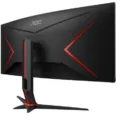 Monitor Gaming Ultrapanorámico Curvo AOC CU34G2XP/BK 34"/ WQHD/ 1ms/ 180Hz/ VA/ Negro – imagen 4