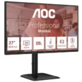 Monitor Profesional AOC Q27E4CV 27"/ QHD/ Multimedia/ Regulable en altura/ Negro – imagen 2