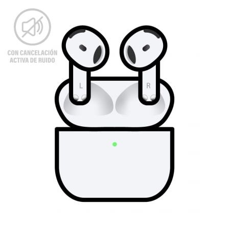 Auriculares Bluetooth Apple Airpods V4 4a Generacion/ Cancelacion de Ruido - Frikibase