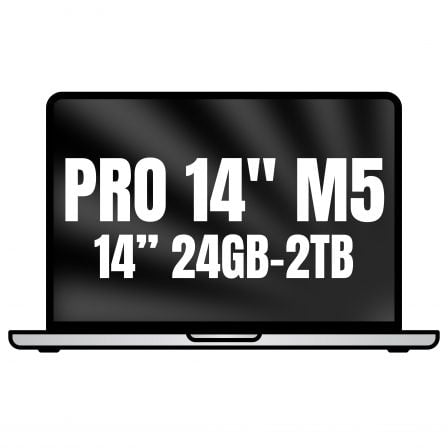 Apple Macbook Pro 14"/ M5 Pro 18-Core CPU/ 24GB/ 2TB SSD/ 20-Core GPU/ Plata - Frikibase