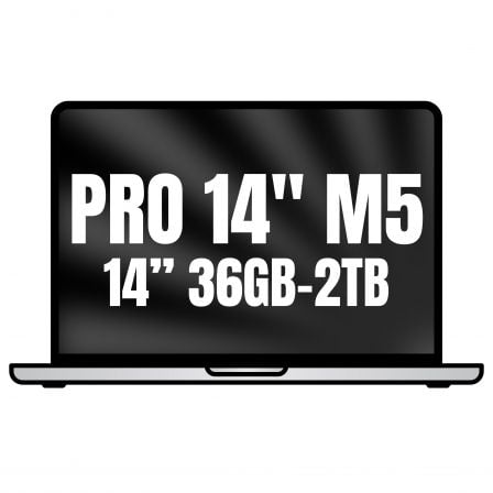 Apple Macbook Pro 14"/ M5 Max 36-Core CPU/ 36GB/ 2TB SSD/ 32-Core GPU/ Plata - Frikibase
