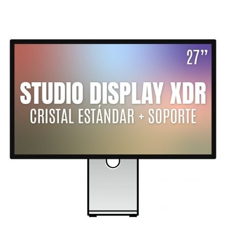 Apple Studio Display XDR 27"/ Cristal Estándar / Soporte con altura e inclinación ajustable - Frikibase