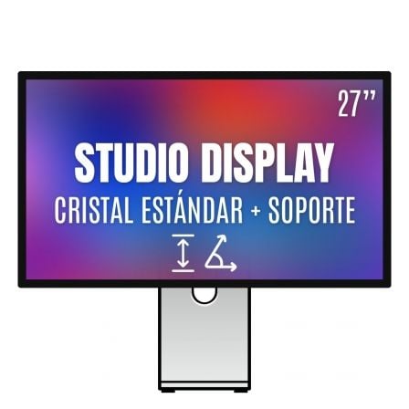 Apple Studio Display 27"/ Cristal Estándar / Soporte con altura e inclinación ajustable - Frikibase
