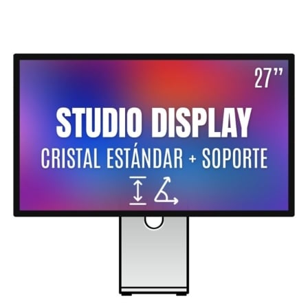 Apple Studio Display 27"/ Cristal Estándar/ Soporte con inclinación ajustable - Frikibase