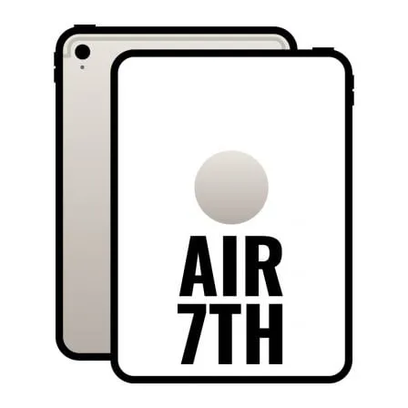 Apple iPad Air 11" 7th Wi-Fi/ M3/ 128GB/ Blanco Estrella - Frikibase