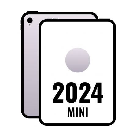 iPad Mini 8.3" 2024 7th WiFi/ A17 Pro/ 128GB/ Purpura- MXN93TY/A - Frikibase