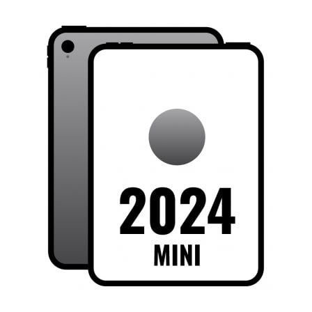iPad Mini 8.3" 2024 7th WiFi Cell/ A17 Pro/ 256GB/ 5G/ Gris Espacial - MXPT3TY/A - Frikibase