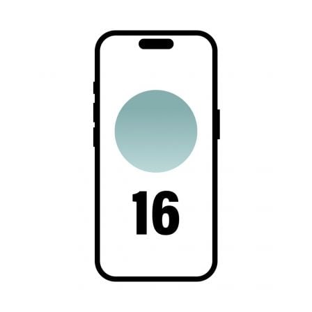 Smartphone Apple iPhone 16 128GB/ 6.1"/ 5G/ Verde Azulado - Frikibase