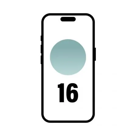 Smartphone Apple iPhone 16 128GB/ 6.1"/ 5G/ Verde Azulado - Frikibase