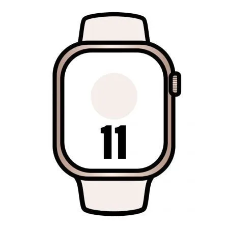 Apple Watch Series 11/ GPS/ 42mm/ Oro Rosa/ Correa Deportiva Rosa rubor (M/L) - Frikibase