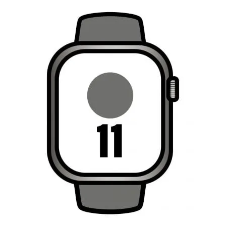 Apple Watch Series 11/ GPS/ Cellular/ 46mm/ Titanio Natural/ Correa Deportiva Gris Piedra S/M - Frikibase