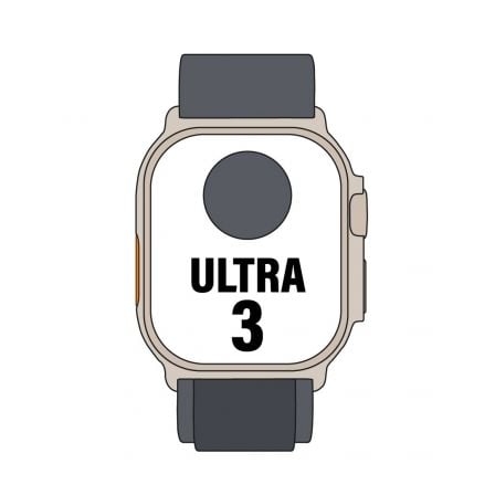 Apple Watch Ultra 3/ GPS/ Cellular/ 49mm/ Caja Titanio Negro/ Correa Loop Alpine Negra L - Frikibase