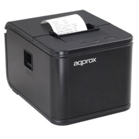 Impresora de Tickets Approx appPOS58AU/ Térmica/ Ancho papel 58mm/ USB/ Negra - Frikibase