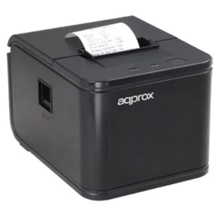 Impresora de Tickets Approx appPOS58AU/ Térmica/ Ancho papel 58mm/ USB/ Negra - Frikibase