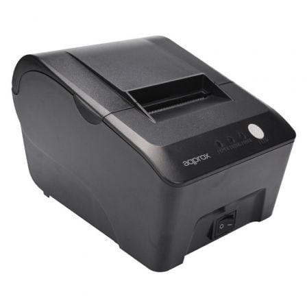 Impresora de Tickets Approx appPOS58MU/ Térmica/ Ancho papel 58mm/ USB/ Negra - Frikibase