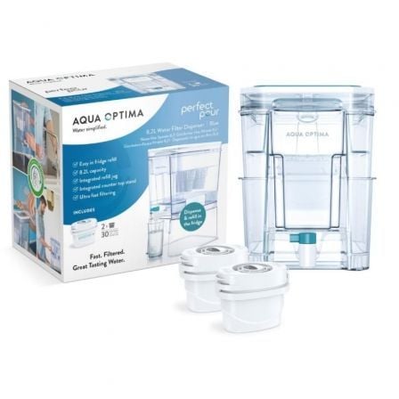 Depósito de Agua Filtrada Aqua Optima WD1000/ 8.2L/ Incluye 2 Filtros - Frikibase
