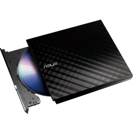 Grabadora Externa CD/DVD Asus SDRW-08D2S-U Lite/ Negra - Frikibase