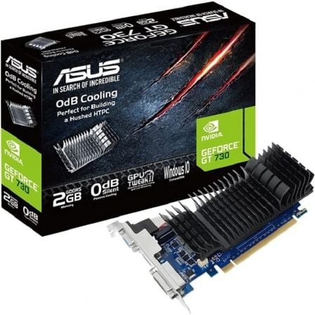 Tarjeta Gráfica Asus GeForce GT 730/ 2GB GDDR5 - Frikibase