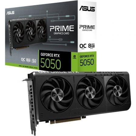 Tarjeta Gráfica Asus Prime GeForce RTX 5050 OC Edition/ 8GB GDDR6 - Frikibase