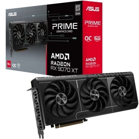Tarjeta Gráfica Asus Prime Radeon RX 9070 XT OC/ 16GB GDDR6 - Frikibase