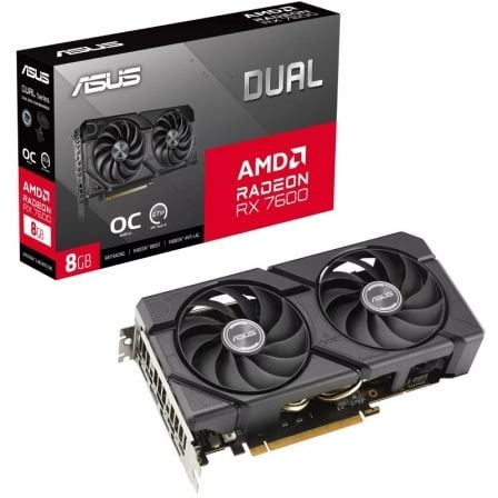 Tarjeta Gráfica Asus Dual Radeon RX 7600 EVO OC/ 8GB GDDR6 - Frikibase