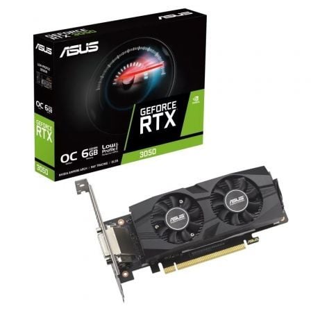Tarjeta Gráfica Asus GeForce RTX 3050 LP BRK OC Edition/ 6GB GDDR6/ Compatible con Perfil Bajo - Frikibase