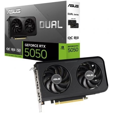 Tarjeta Gráfica Asus Dual GeForce RTX 5050 OC/ 8GB GDDR6 - Frikibase