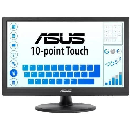 Monitor Profesional Táctil Asus VT169HE 15.6"/ Full HD/ Negro - Frikibase
