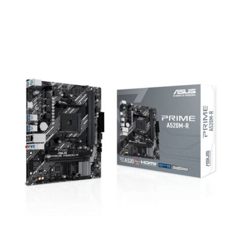 Placa Base Asus Prime A520M-R Socket AM4/ DDR4/ PCIe 3.0/ Micro ATX - Frikibase