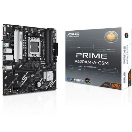 Placa Base Asus A620AM-A-CSM Socket AM5/ DDR5/ PCIe 4.0/ Micro ATX - Frikibase