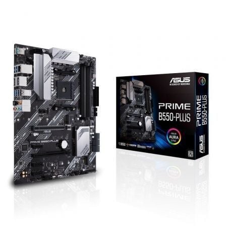 Placa Base Asus Prime B550-PLUS Socket AM4/ DDR4/ PCIe 4.0 - Frikibase