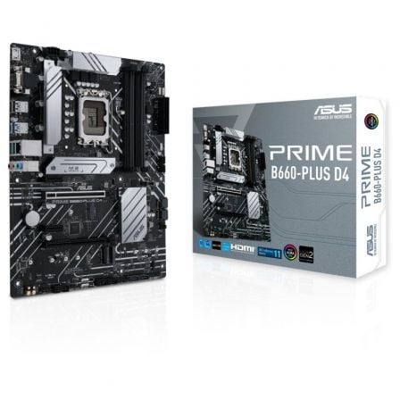 Placa Base Asus Prime B660-PLUS D4 Socket 1700/ DDR4/ PCIe 4.0 - Frikibase