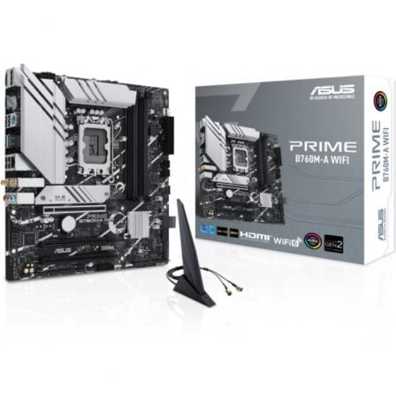 Placa Base Asus Prime B760M-A WIFI Socket 1700/ DDR5/ PCIe 4.0/ Micro ATX - Frikibase