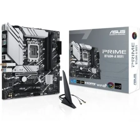 Placa Base Asus Prime B760M-A WIFI Socket 1700/ DDR5/ PCIe 4.0/ Micro ATX - Frikibase