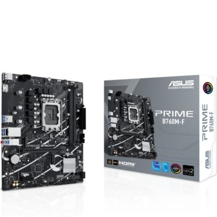 Placa Base Asus Prime B760M-F Socket 1700/ DDR5/ PCIe 4.0/ Micro ATX - Frikibase