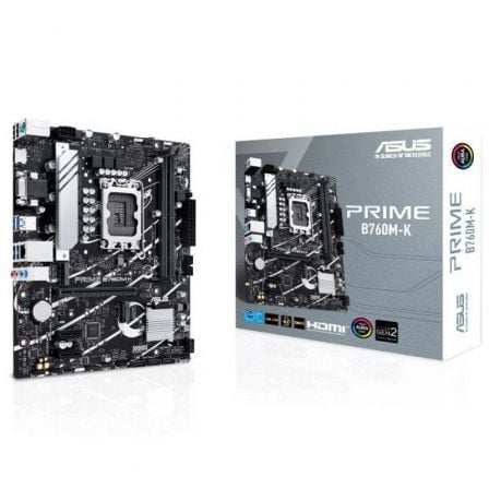 Placa Base Asus Prime B760M-K Socket 1700/ DDR5/ PCIe 4.0/ Micro ATX - Frikibase
