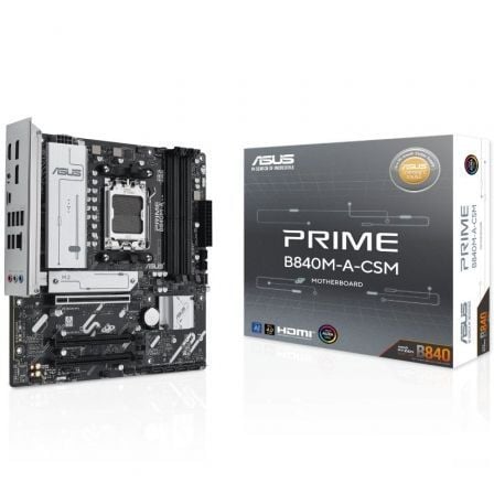 Placa Base Asus Prime B840M-A-CSM Socket AM5/ DDR5/ PCIe 4.0/ Micro ATX - Frikibase