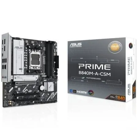 Placa Base Asus Prime B840M-A-CSM Socket AM5/ DDR5/ PCIe 4.0/ Micro ATX - Frikibase