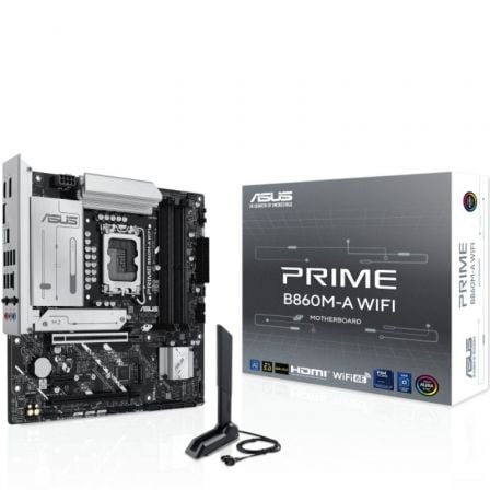 Placa Base Asus Prime B860M-A WIFI Socket 1851/ DDR5/ PCIe 5.0/ Micro ATX - Frikibase