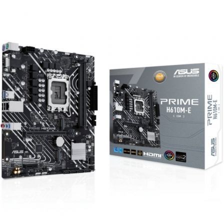 Placa Base Asus Prime H610M-E-CSM/ Socket 1700/ DDR5/ PCIe 4.0/ Micro ATX - Frikibase
